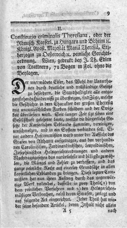 Constitutio criminalis Theresiana.