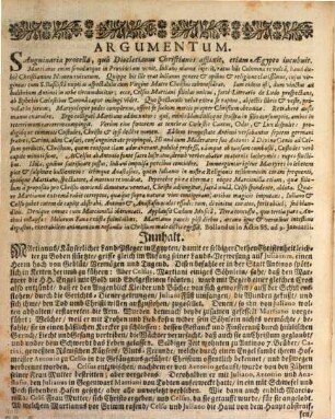 Celsus et Julianus Martyres : Tragoedia