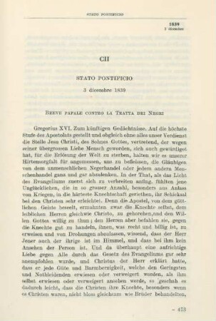 CII Stato Pontificio 3 dicembre 1839