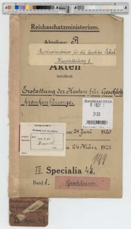 Erstattung der Kosten für Geschlechtskrankenfürsorge