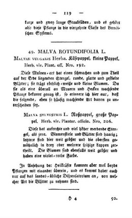 49. Malva rotundifolia L.