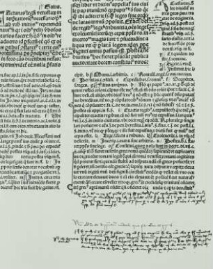 Inkunabel: Corpus juris civilis. Digesta Justinian Digestum novum. GW 7676 Blatt 5b