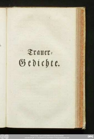 Trauer-Gedichte.