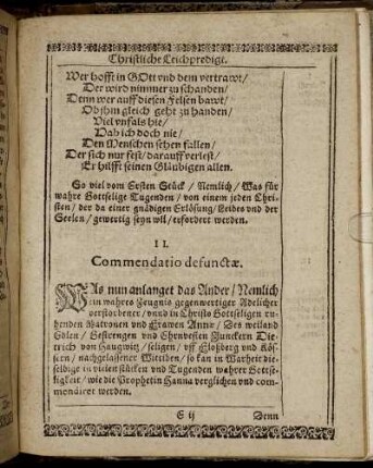Commendatio defunctae