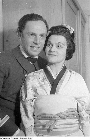 Szenenbilder aus der Oper "Madame Butterfly" von Giacomo Puccini in der Deutschen Staatsoper Berlin