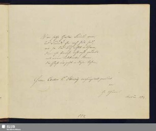 Schumann, G.; 1892 [Texteintrag]
