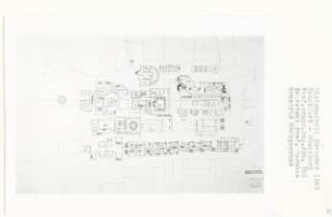 Frankfurt-Römerberg (Diplomarbeit bei Bernhard Hermkes): Grundriss Obergeschoss 1:200