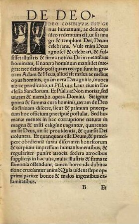 Loci Praecipvi Theologici : Cum appendice disputationis de Coniugio. His Additae Sunt Recens Definiti multarum appellationum, quarum in Ecclesia usus est, traditae ab eodem autore Torgae & Witegergae: Anno 1552. & 1553.