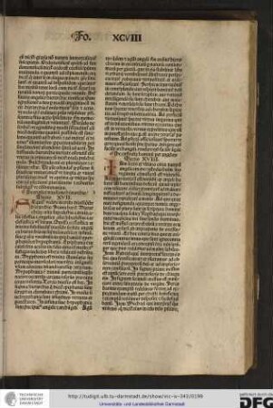 Sequitur videre de tribus divisionibus hierarchie, prima hec est...