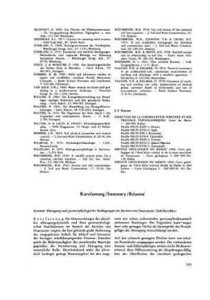 Kurzfassung / summary / résumé