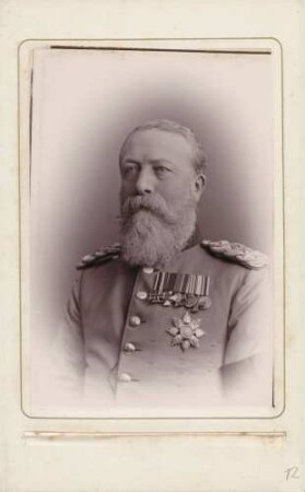 Brustbild von Großherzog Friedrich I. von Baden in Uniform