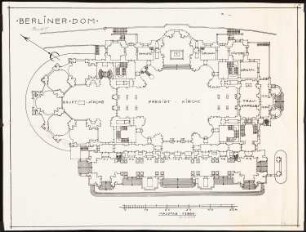 Berliner Dom: Grundriss ca. 1:200