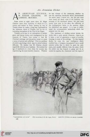 24: An Armenian etcher: M. Edgar Chahine