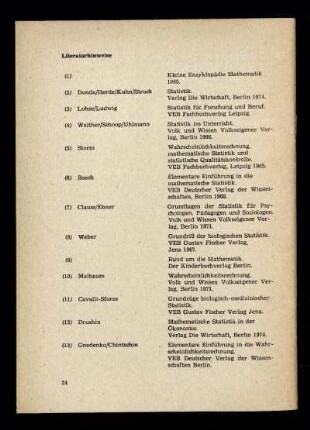 Literaturhinweise