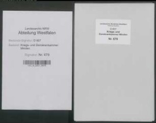 Amt Petershagen - Vogtei Börde - Bauerschaft Stemmer: Revidiertes Kataster
