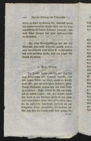 222-227, 3. Bei kalten Beulen