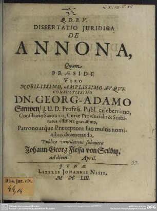 De annona