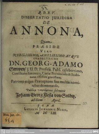 De annona