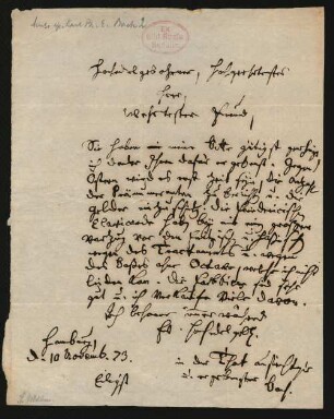 Brief an Johnn Nikolaus Forkel : 10.11.1773