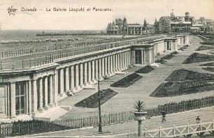 Erster Weltkrieg - Postkarten "Aus großer Zeit 1914/15". "Ostende - La Galerie Léopold et Panorama"