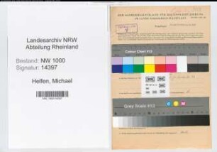 Entnazifizierung Michael Helfen, geb. 31.08.1901 (Arbeiter)