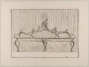 Ein Sofa mit Rocaille