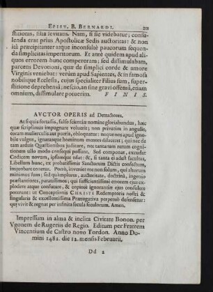 [IV. Avctoris Praestatio ad Detractores.]