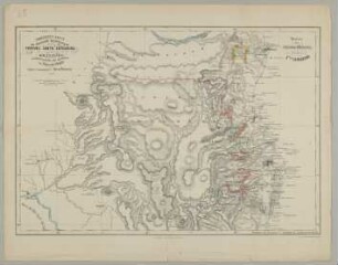 Übersichts-Karte der deutschen Ansiedlungen in der Provinz: Santa Catharina in Brasilien