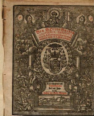 Neuer Passauerischer Schreibkalender auf das J. ..., 1778