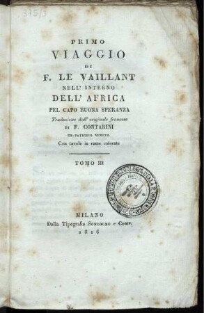 Tomo 3: Voyage dans l'intérieur de l'Afrique 