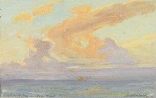 Abendwolken im Roten Meer