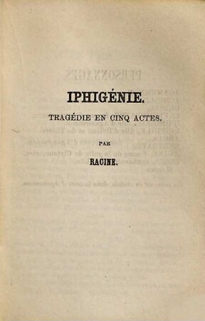 Iphigénie : [tragédie en cinq actes]