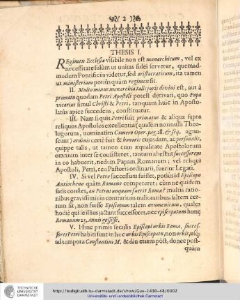 Collegii Theologici Privato-Publici Exercitatio ; Exercitatio trigesima quarta