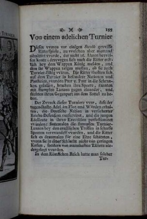 Vou einem adelichen Turnier.