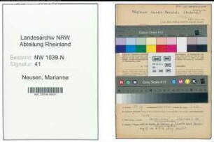 Entnazifizierung Marianne Neusen , geb. 27.03.1920 ()