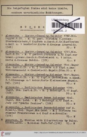Bücher (Nr. 1 - 589)