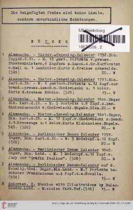 Bücher (Nr. 1 - 589)