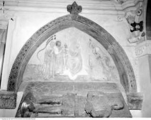 Madonna mit Stifter und den Heiligen Vincenz, Markus und Felix