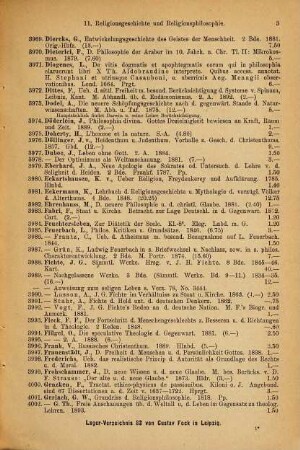 Lager-Verzeichnis ..., 82. Theologie ; [Teil 2]