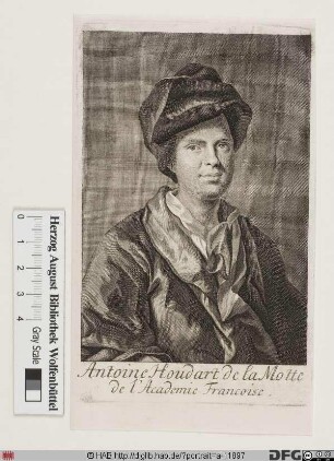 Bildnis Antoine-Charles de Houdar de La Motte, gen. La Motte-Houdar