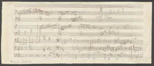 Die Donau, Coro, orch, org, Sketches - BSB Mus.ms. 24634 : [without title]