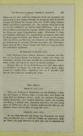 Achtes Kapitel. Albrecht II. (1438 - 1439)