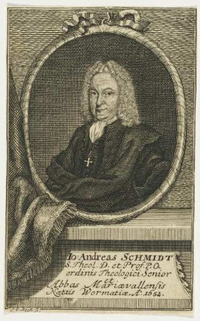 Bildnis des Io. Andreas Schmidt