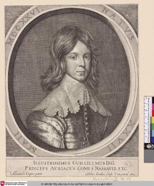 Illustrissimus Guillielmus D.G. Princeps Auriacus, Comes Nassauie, etc.