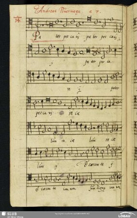 14 Andreas Pevernage: Pater peccavi in caelum