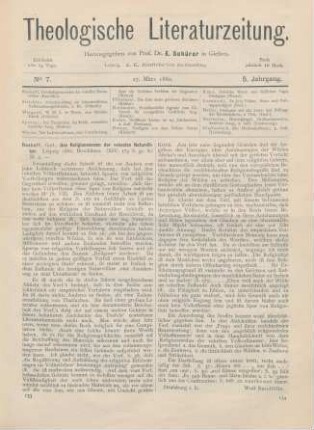 153-154 [Rezension] Roskoff, Gust., Das Religionswesen der rohesten Naturvölker