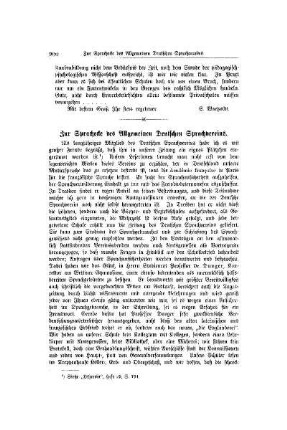 Zur Sprachecke des Allgemeinen Deutschen Sprachvereins