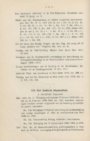 Uit het Indisch Staatsblad