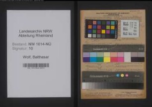 Entnazifizierung Balthasar Wolf , geb. 10.01.1890 (Dreher)