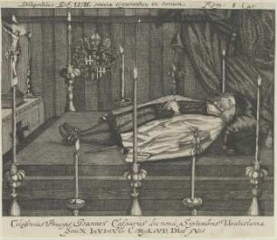 Totenbildnis des Johann Caspar von Ampringen